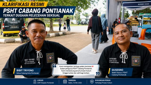 Klarifikasi PSHT Pontianak: Terduga Kasus Pelecehan Bukan Ketua maupun Pengurus Organisasi!